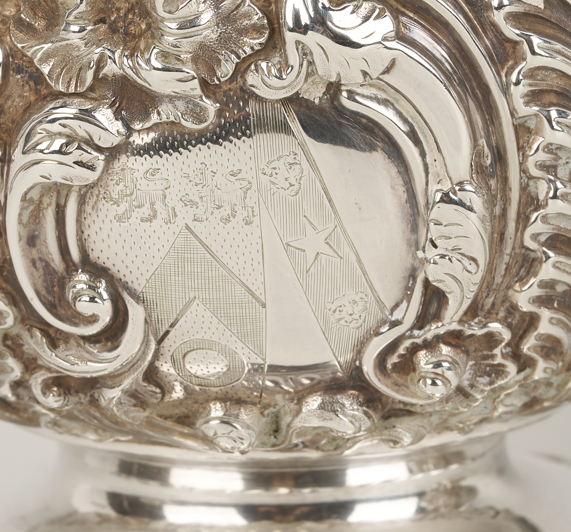 Lot 67: Assembled 4-Pc English Regency Sterling Tea Service