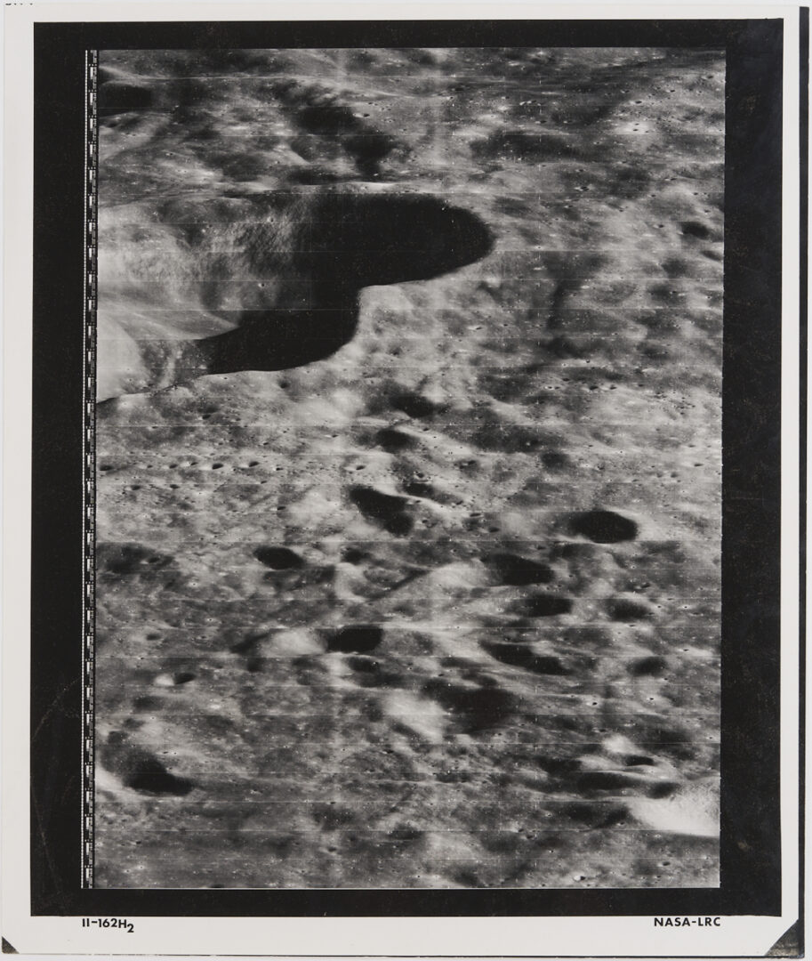 Lot 681: Four NASA Moon Survey Photos; 158M, 159M, 162H1, 162H2