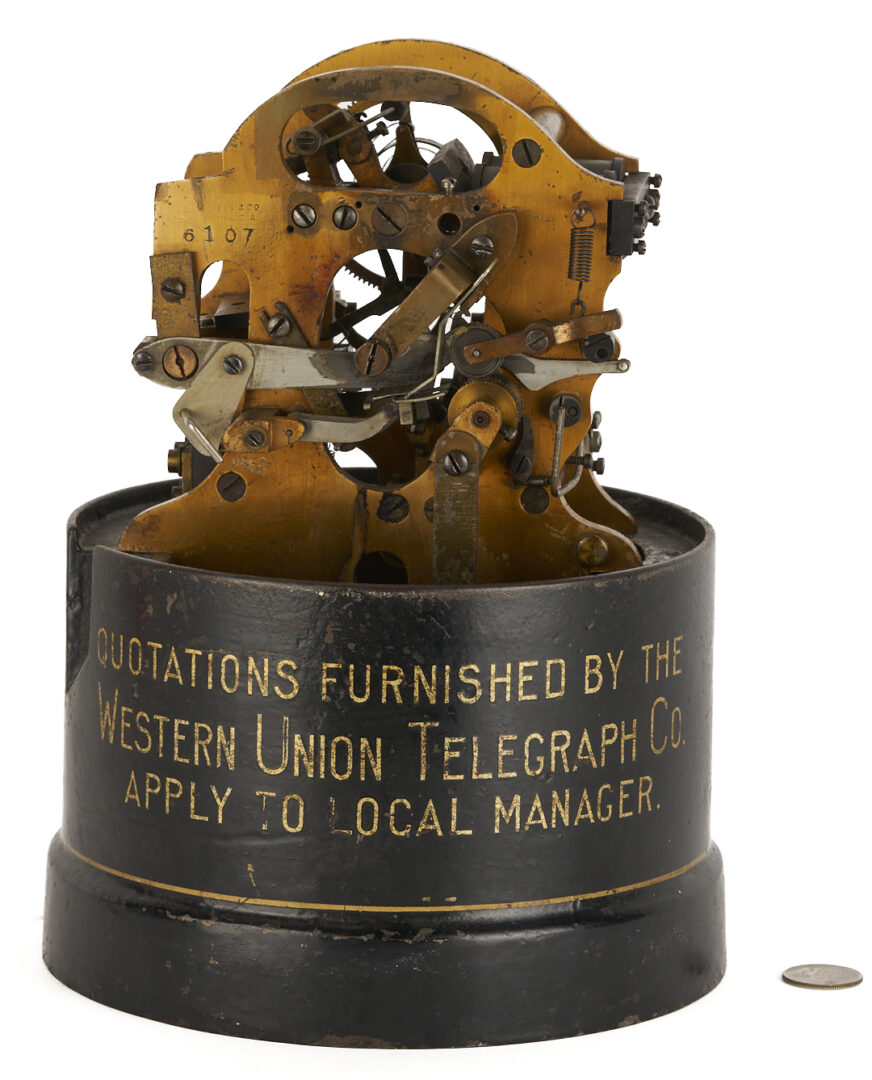 Lot 682: Western Union Model 35-A Ticker Tape Machine