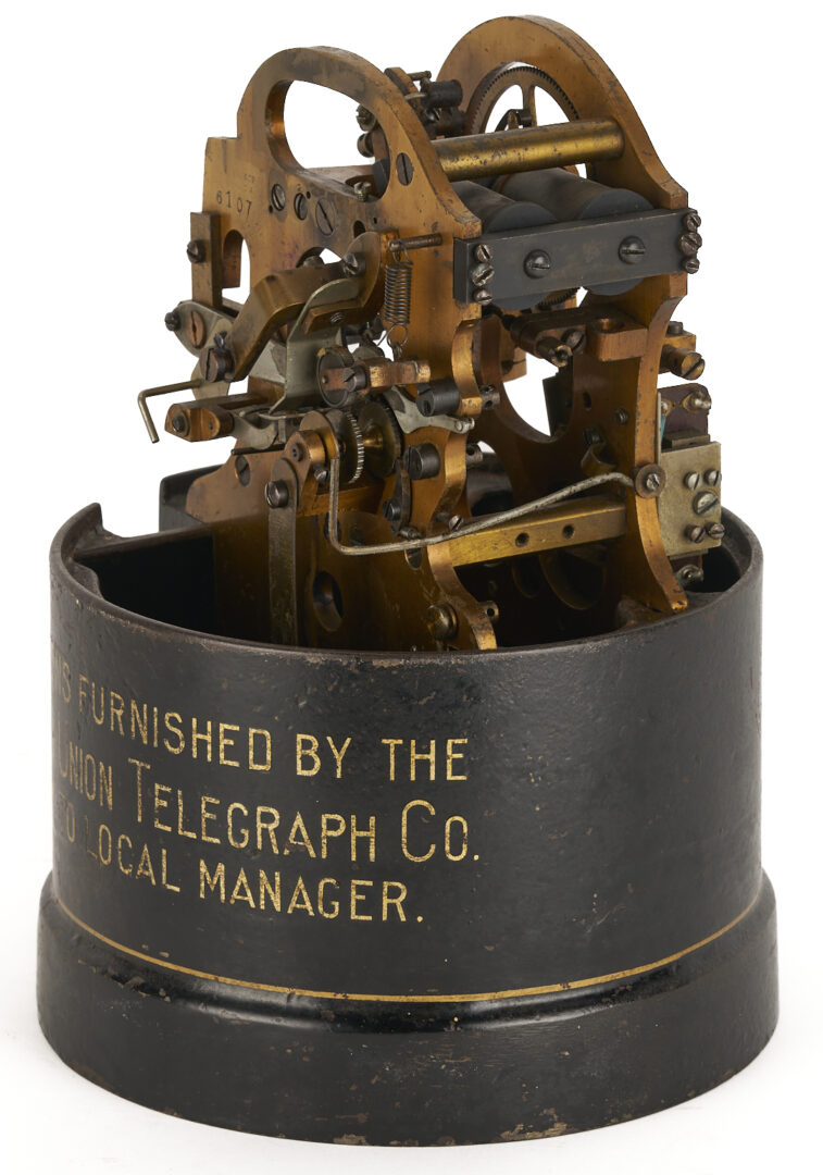 Lot 682: Western Union Model 35-A Ticker Tape Machine