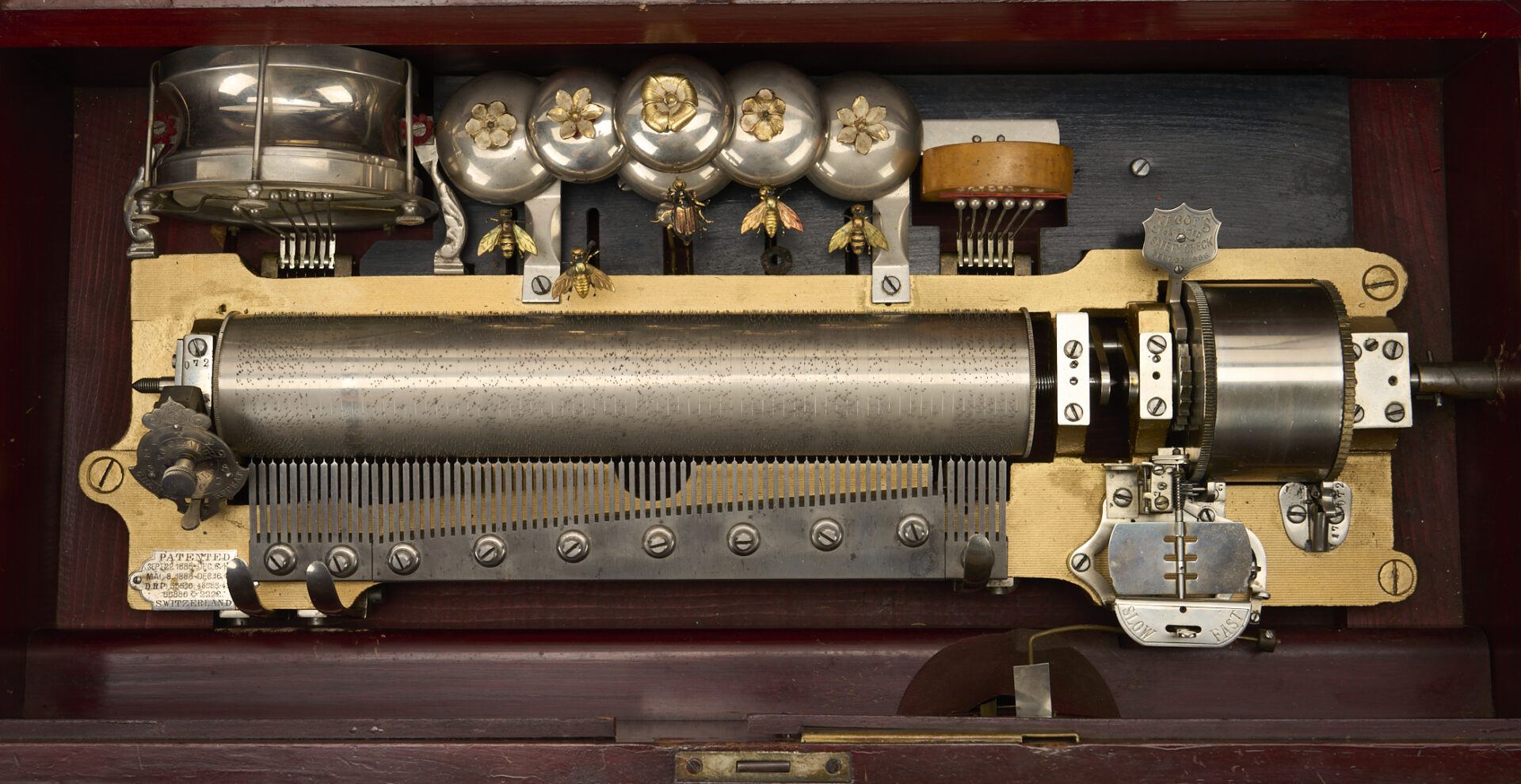 Lot 683: Swiss Jacot’s Patent 10 Tune Music Box
