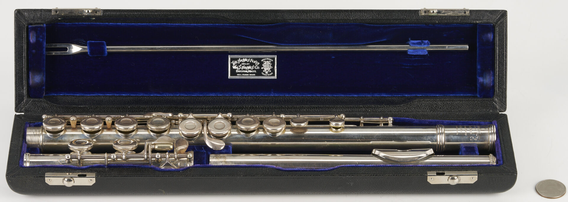 Lot 684: Sterling Silver Flute, William S. Haynes & Co.