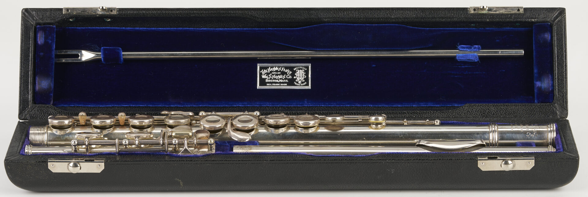 Lot 684: Sterling Silver Flute, William S. Haynes & Co.
