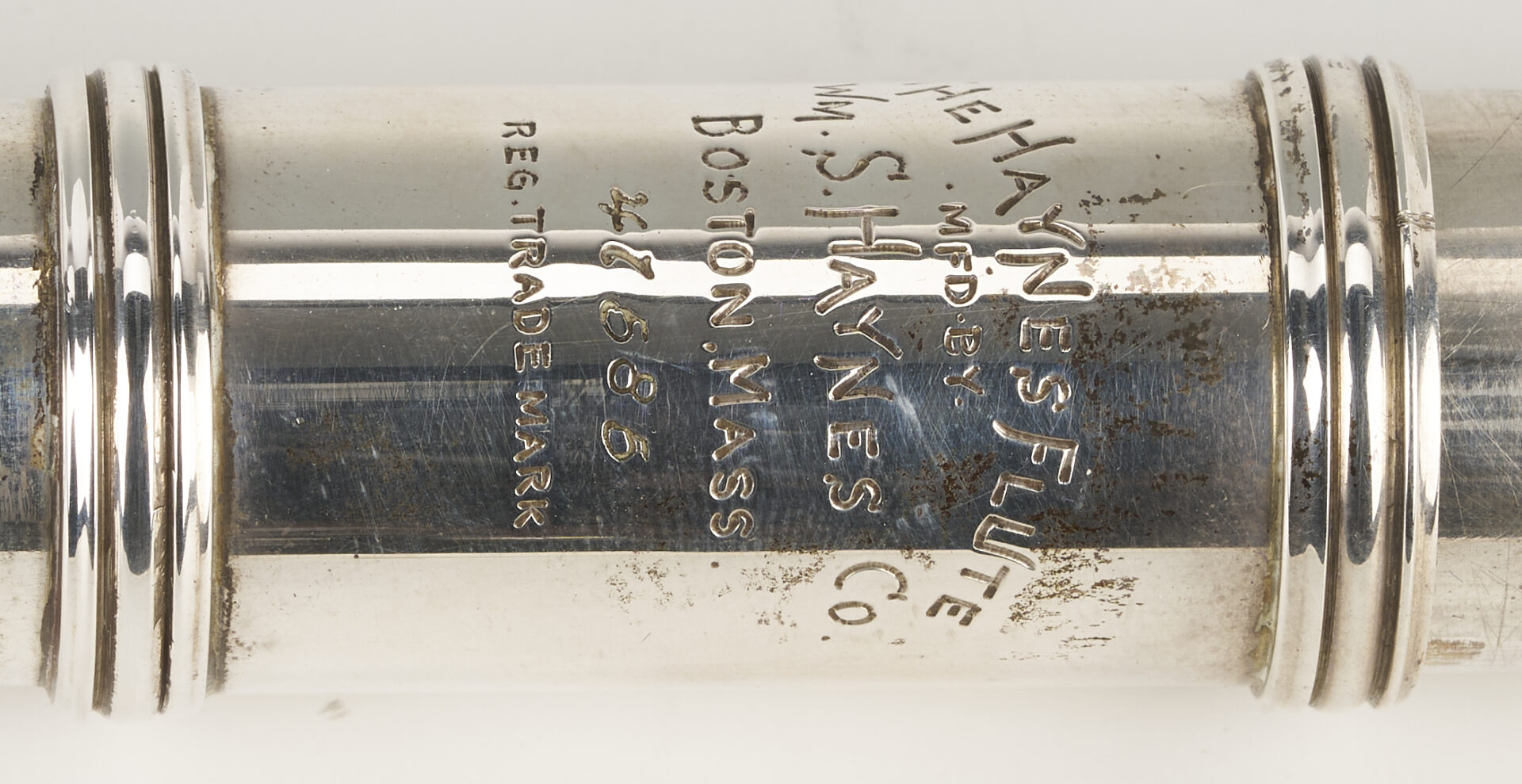 Lot 684: Sterling Silver Flute, William S. Haynes & Co.