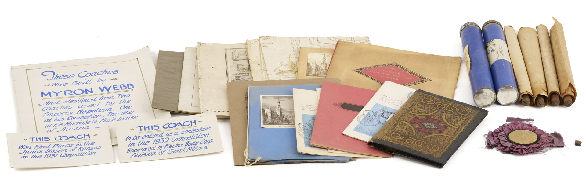 Lot 685: Fisher Body Craftsman’s Guild Napoleonic Coach w/ Extensive Builder Archive