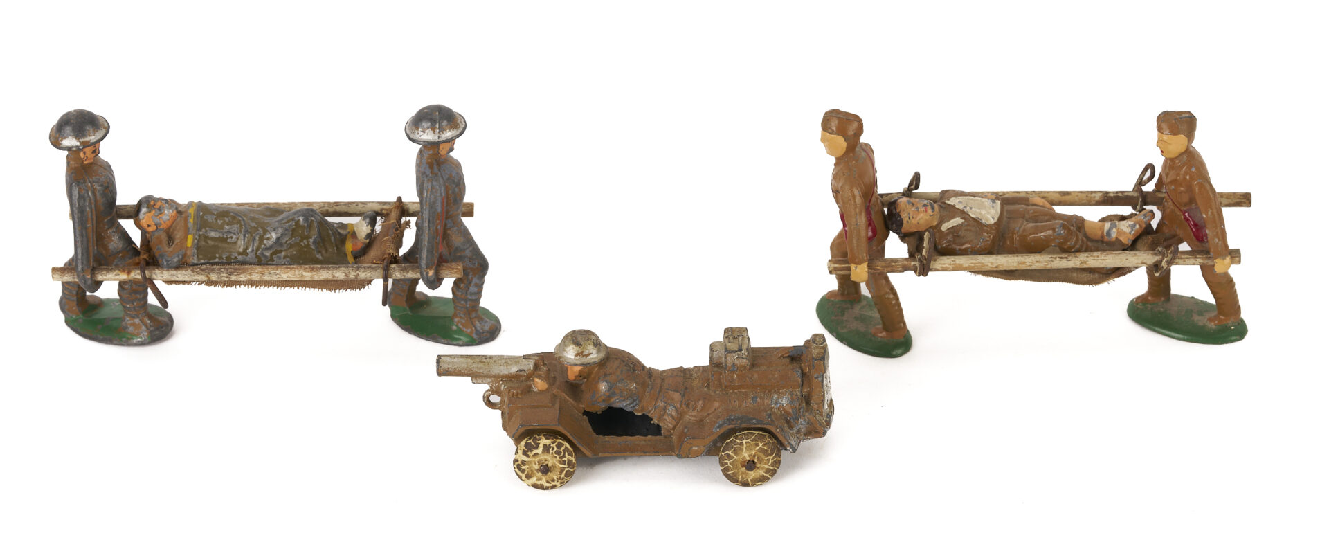 Lot 687: 58 Barclay and Manoil WWI Toy Soldiers and 1 Tent