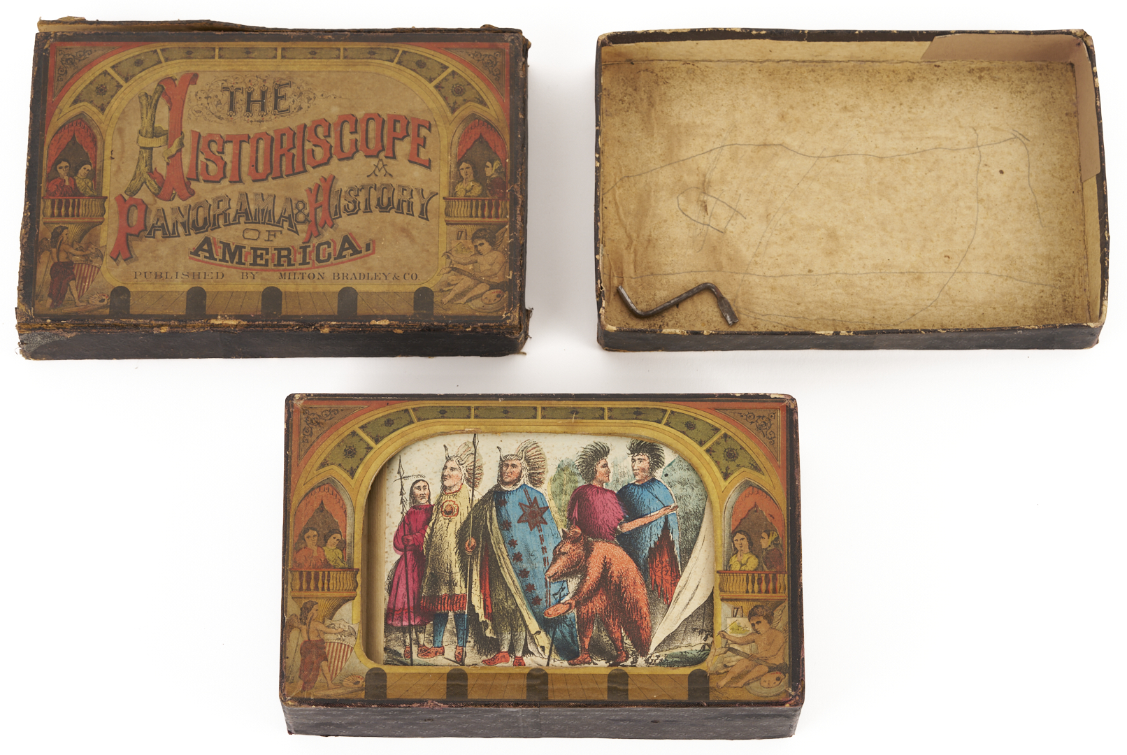 Lot 689: Milton Bradley Historiscope U.S. History Pictogram