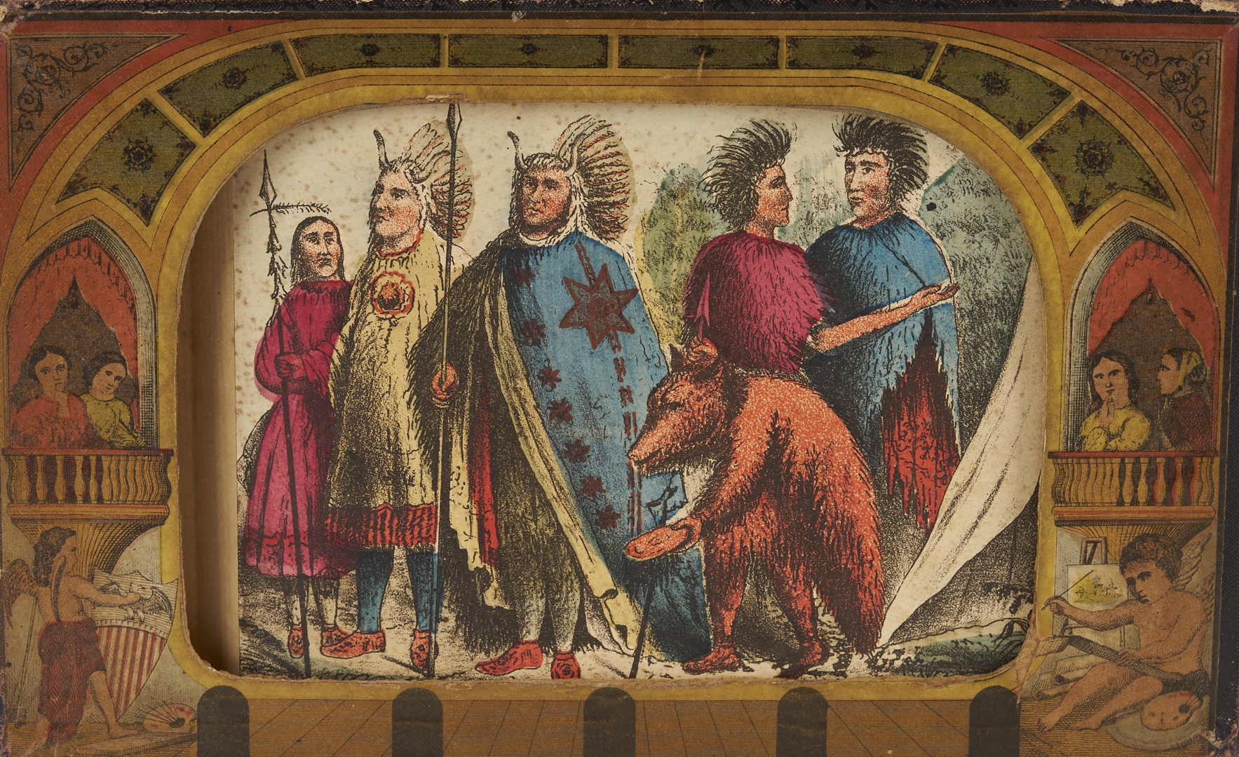 Lot 689: Milton Bradley Historiscope U.S. History Pictogram