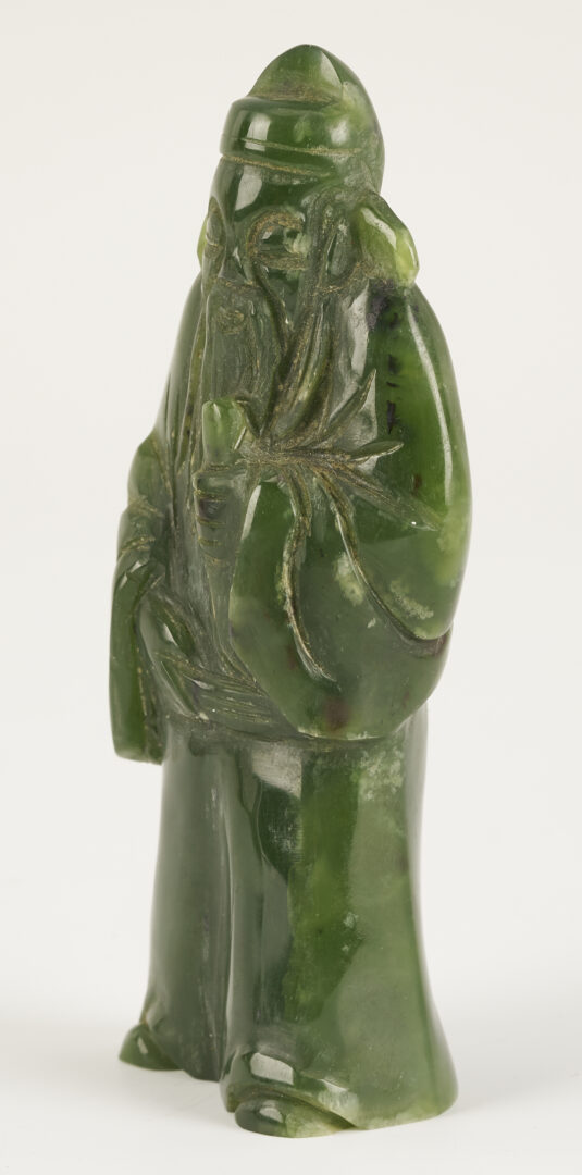 Lot 690: 3 Netsuke Carvings including Jade
