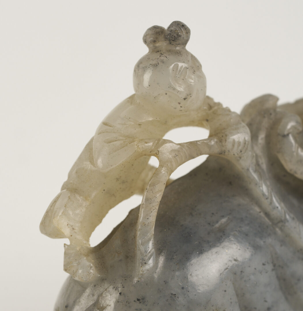 Lot 690: 3 Netsuke Carvings including Jade