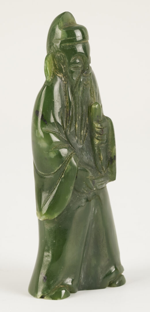 Lot 690: 3 Netsuke Carvings including Jade