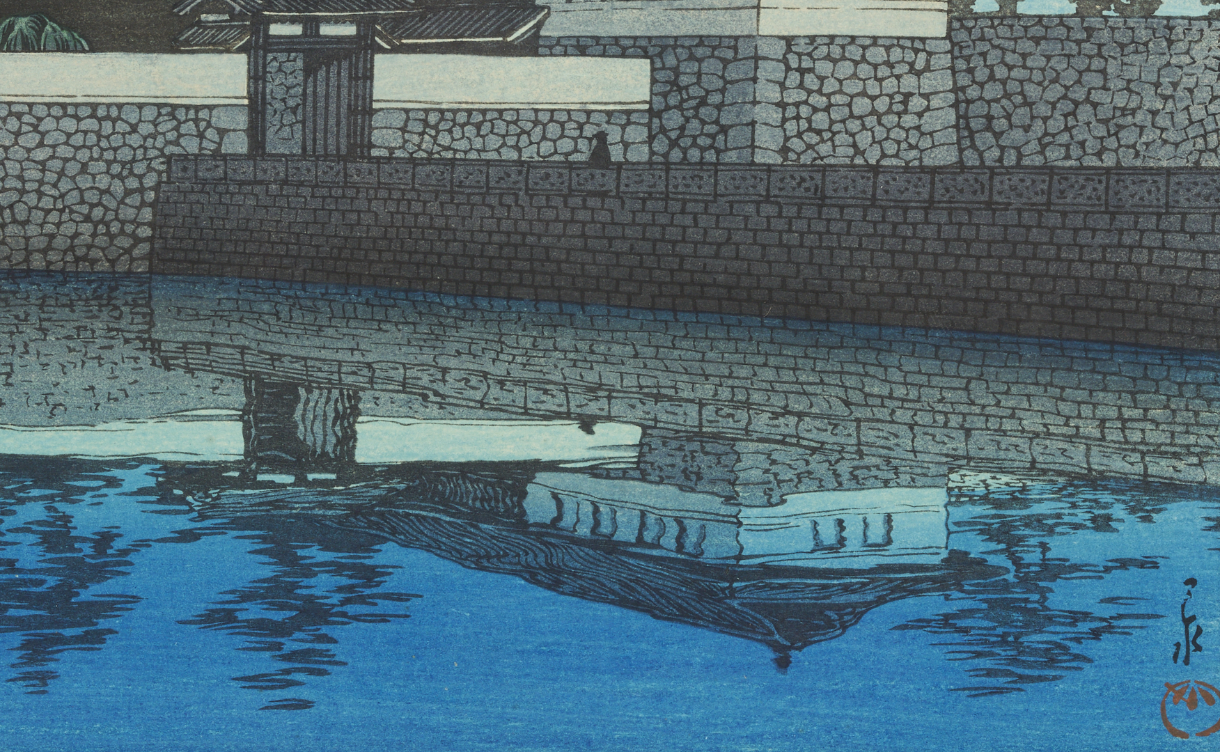 Lot 692: 3 Shin Hanga Japanese Woodblock Prints Incl. Hasui, Soseki, & Arai