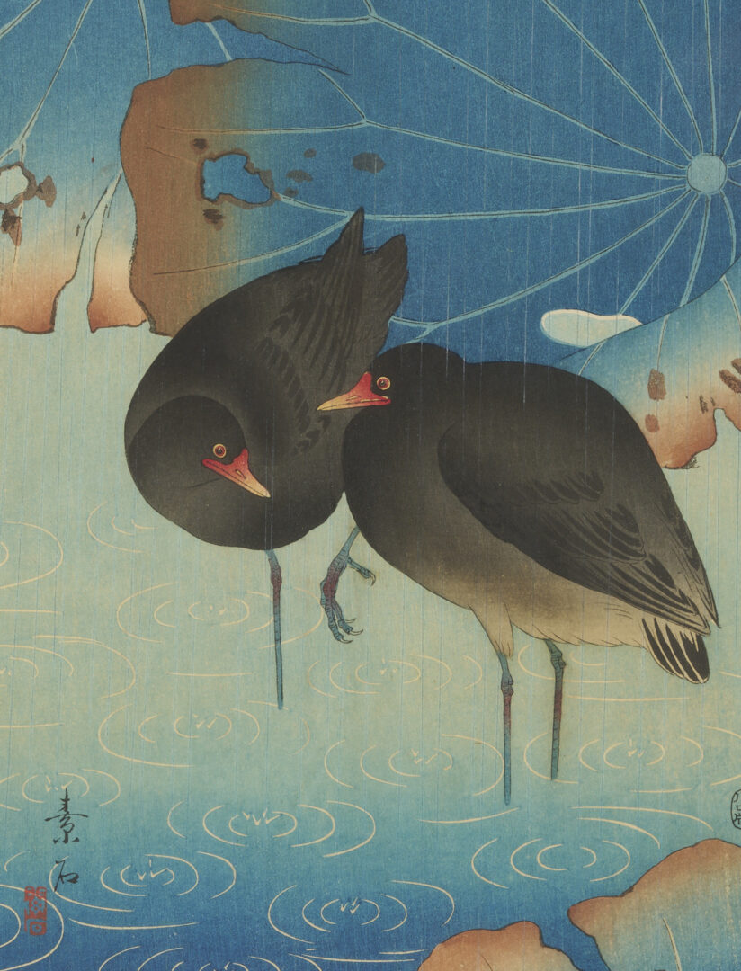 Lot 692: 3 Shin Hanga Japanese Woodblock Prints Incl. Hasui, Soseki, & Arai