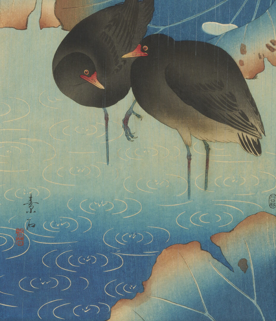 Lot 692: 3 Shin Hanga Japanese Woodblock Prints Incl. Hasui, Soseki, & Arai