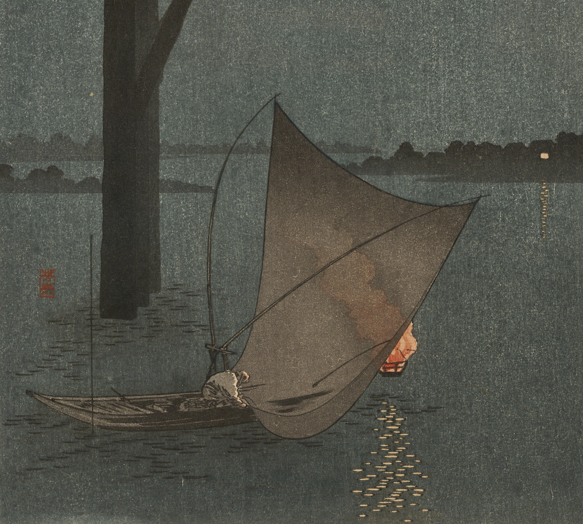 Lot 692: 3 Shin Hanga Japanese Woodblock Prints Incl. Hasui, Soseki, & Arai