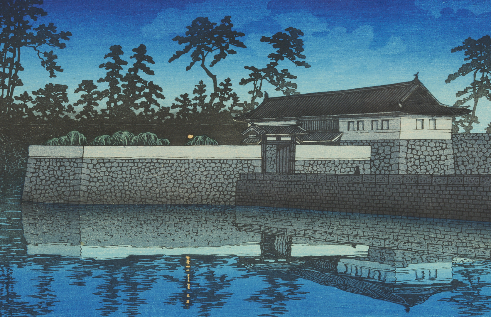 Lot 692: 3 Shin Hanga Japanese Woodblock Prints Incl. Hasui, Soseki, & Arai