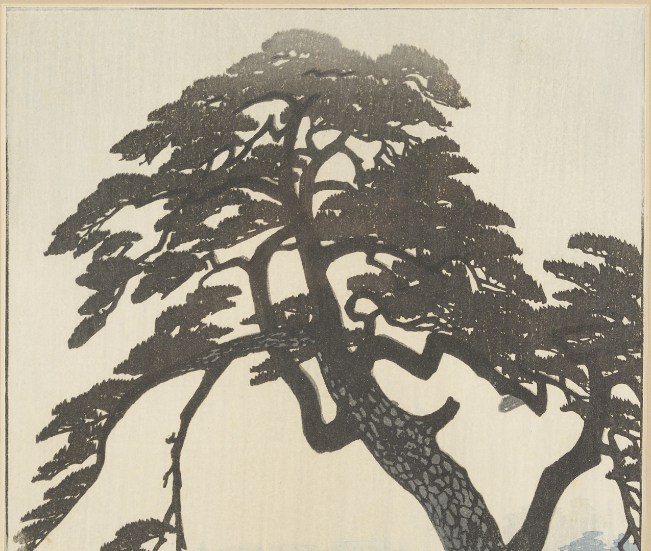 Lot 694: 2 Japanese Shin Hanga Woodblock Prints, Koitsu & Shiro