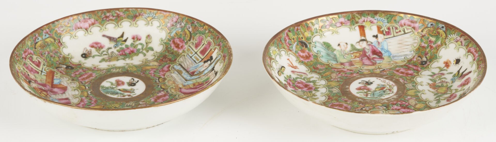 Lot 699: 13 Chinese Rose Medallion Porcelain Pieces