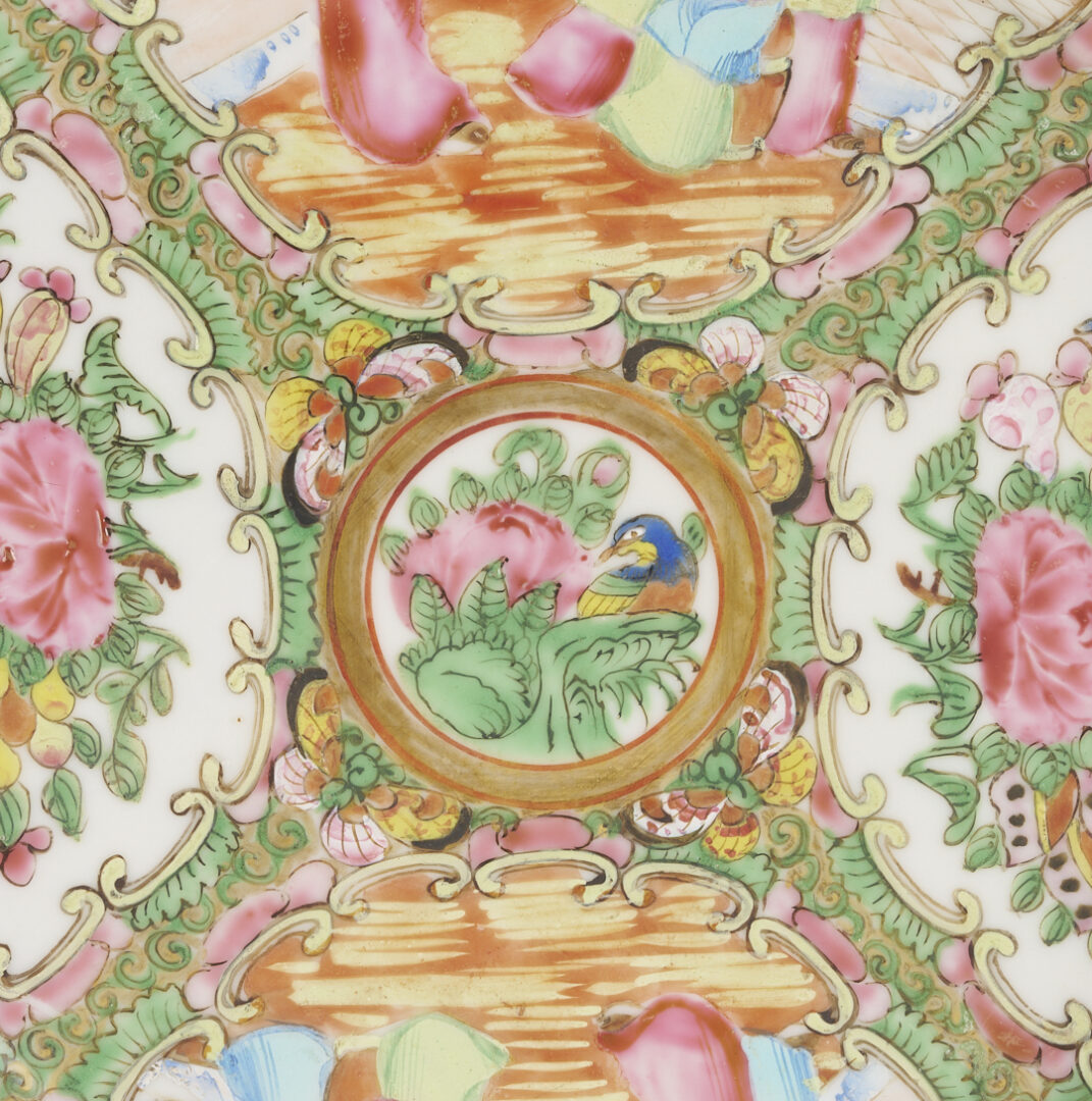 Lot 699: 13 Chinese Rose Medallion Porcelain Pieces