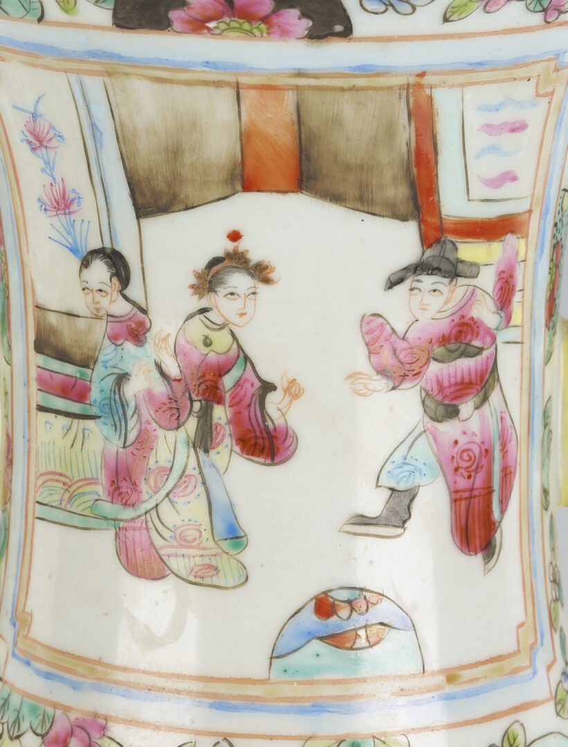 Lot 700: Large Chinese Famille Rose Porcelain Vase