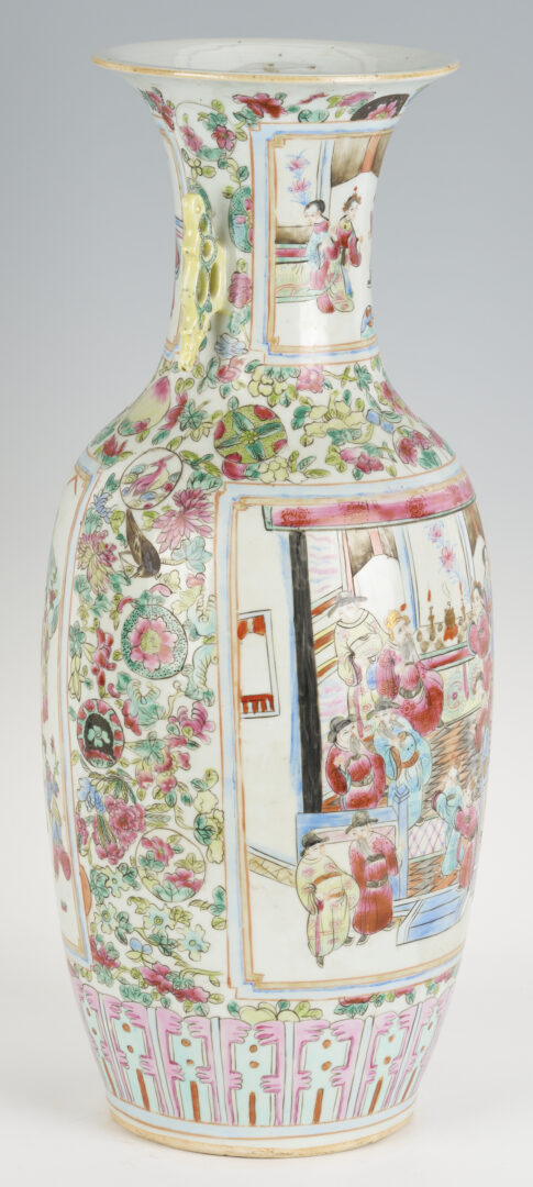 Lot 700: Large Chinese Famille Rose Porcelain Vase