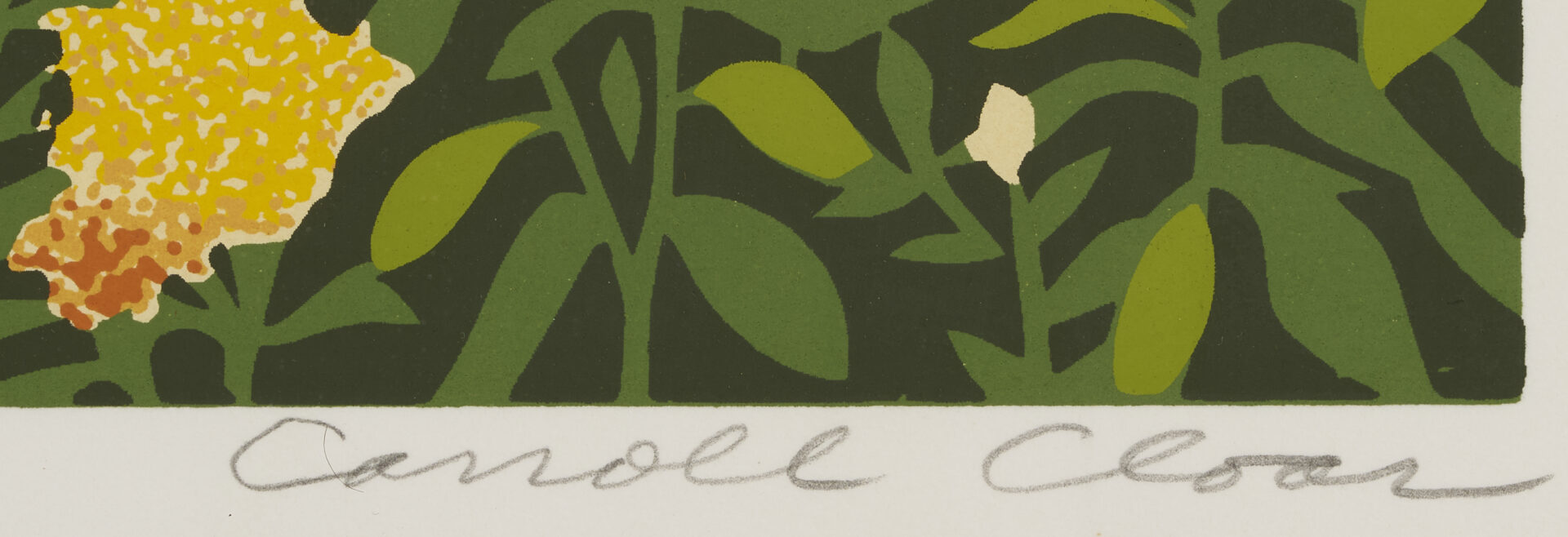 Lot 705: Carroll Cloar Signed Serigraph, Panther Bourne