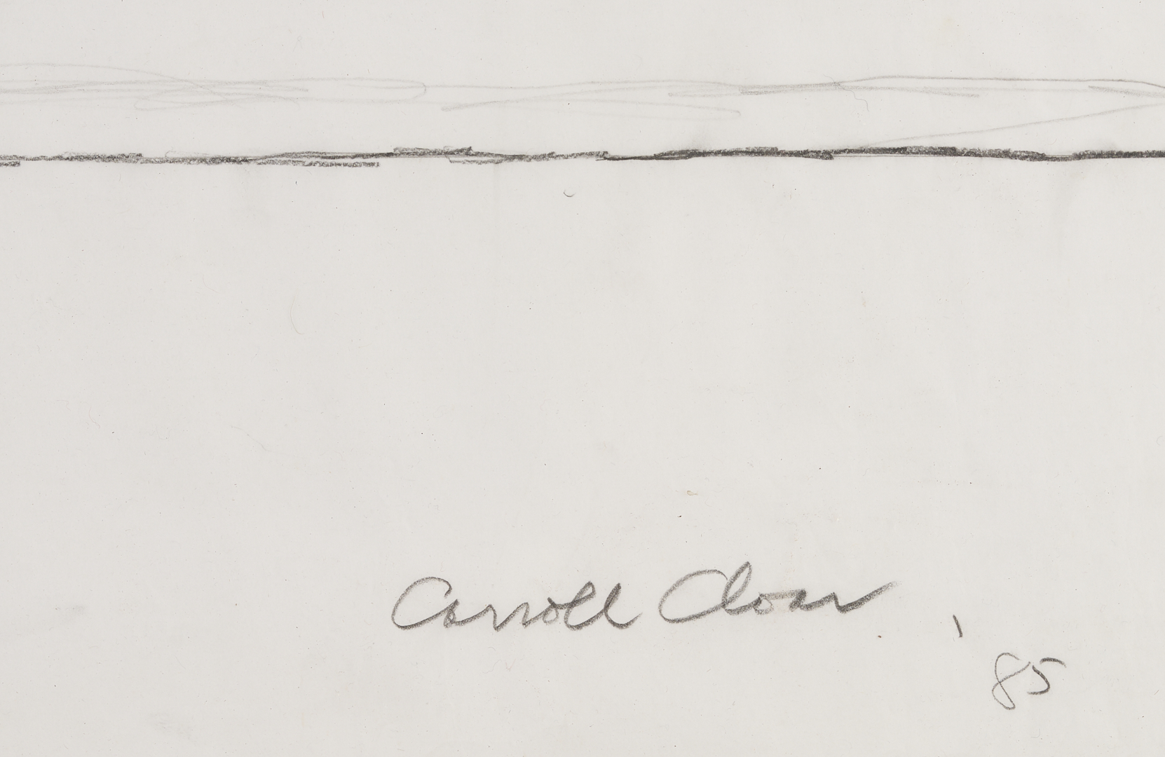 Lot 706: Carroll Cloar Drawing, Study for Outskirts of Town