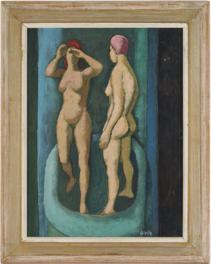 Lot 707: Meyer Wolfe O/B, Two Nude Women