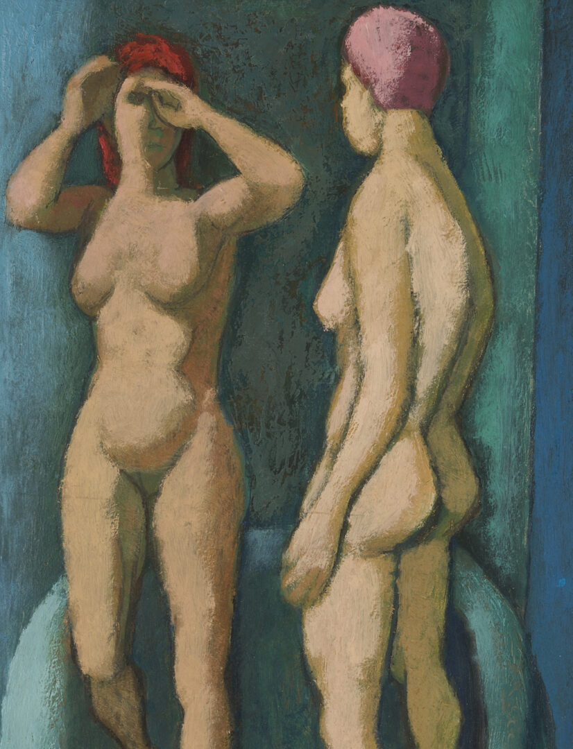 Lot 707: Meyer Wolfe O/B, Two Nude Women