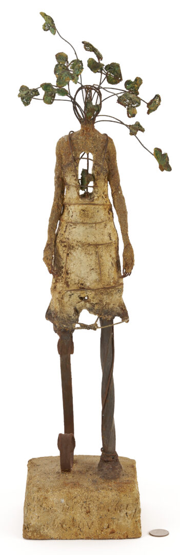 Lot 711: Johan Hagaman Sculpture, Aristocracy of Clover