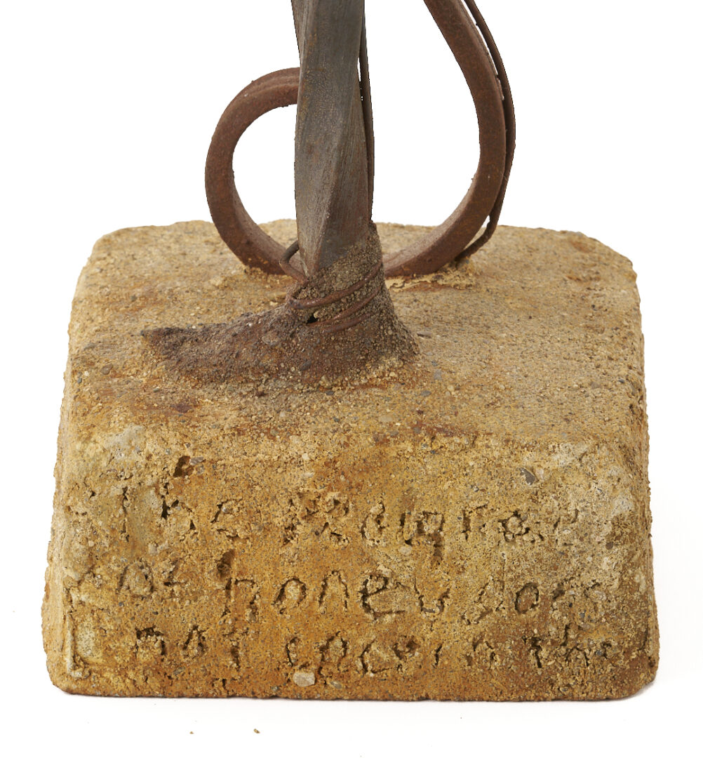 Lot 711: Johan Hagaman Sculpture, Aristocracy of Clover