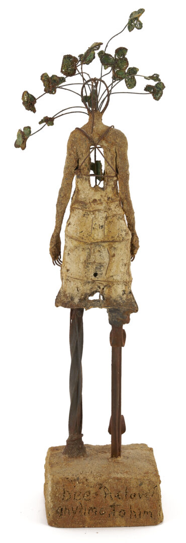 Lot 711: Johan Hagaman Sculpture, Aristocracy of Clover