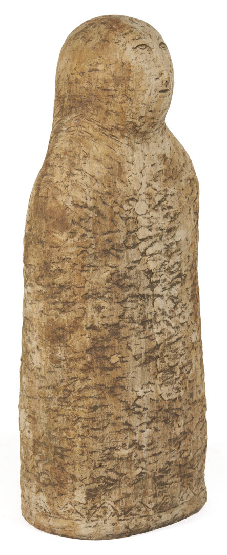 Lot 714: Large Olen Bryant Ceramic Figural Sculpture