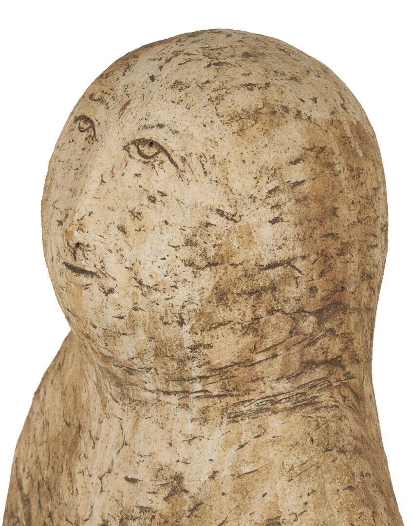 Lot 714: Large Olen Bryant Ceramic Figural Sculpture