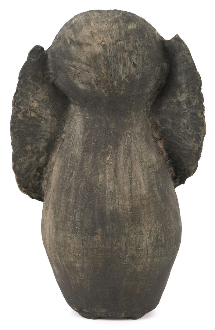 Lot 715: Olen Bryant Ceramic Guardian Angel Sculpture