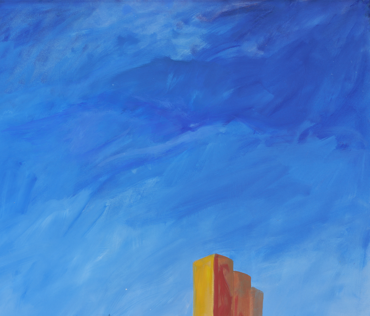 Lot 719: 2 Large Robert Stagg Louisville, KY O/B Cityscape Paintings