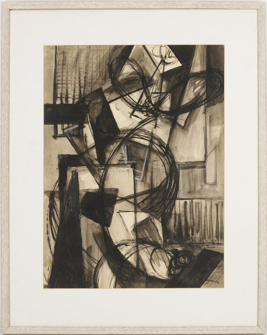 Lot 720: Grace Martin Taylor Abstract W/C Painting