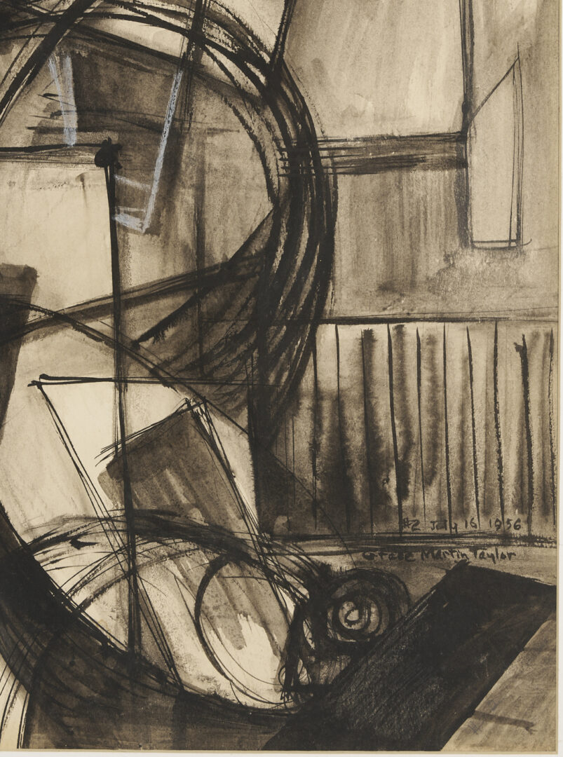 Lot 720: Grace Martin Taylor Abstract W/C Painting