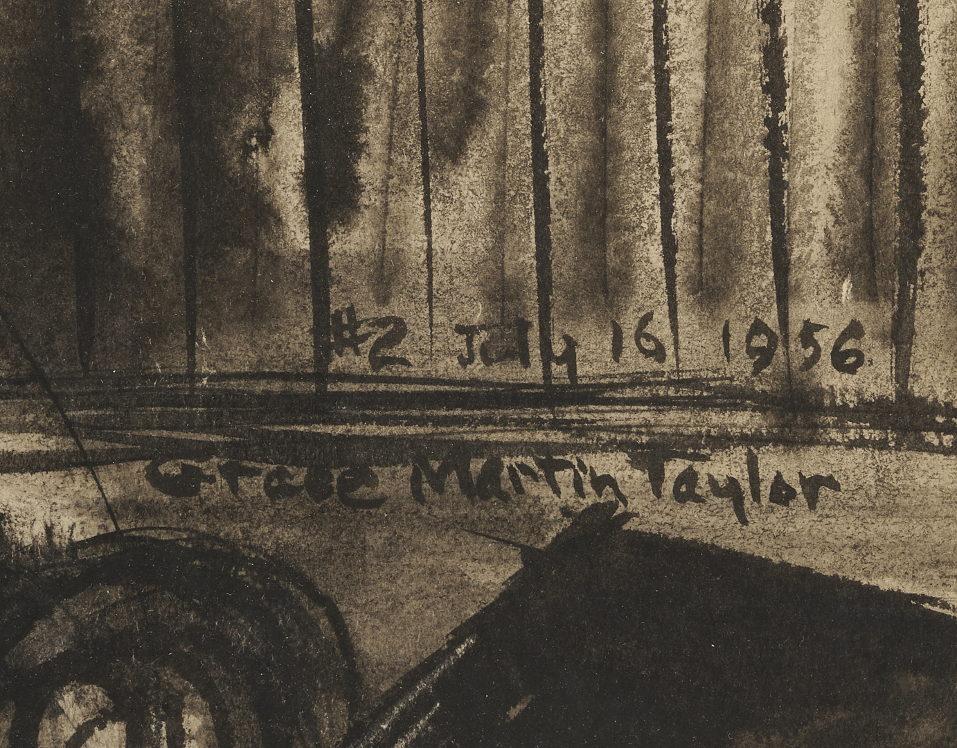 Lot 720: Grace Martin Taylor Abstract W/C Painting