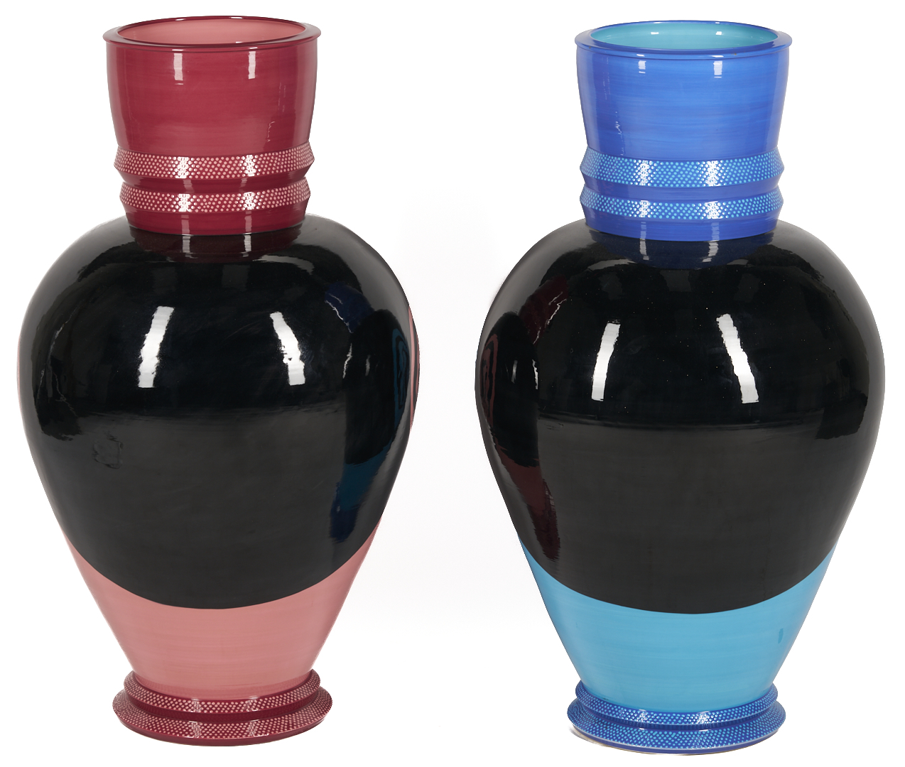 Lot 722: 2 Large Patrick L. Dougherty Ceramic Vessels