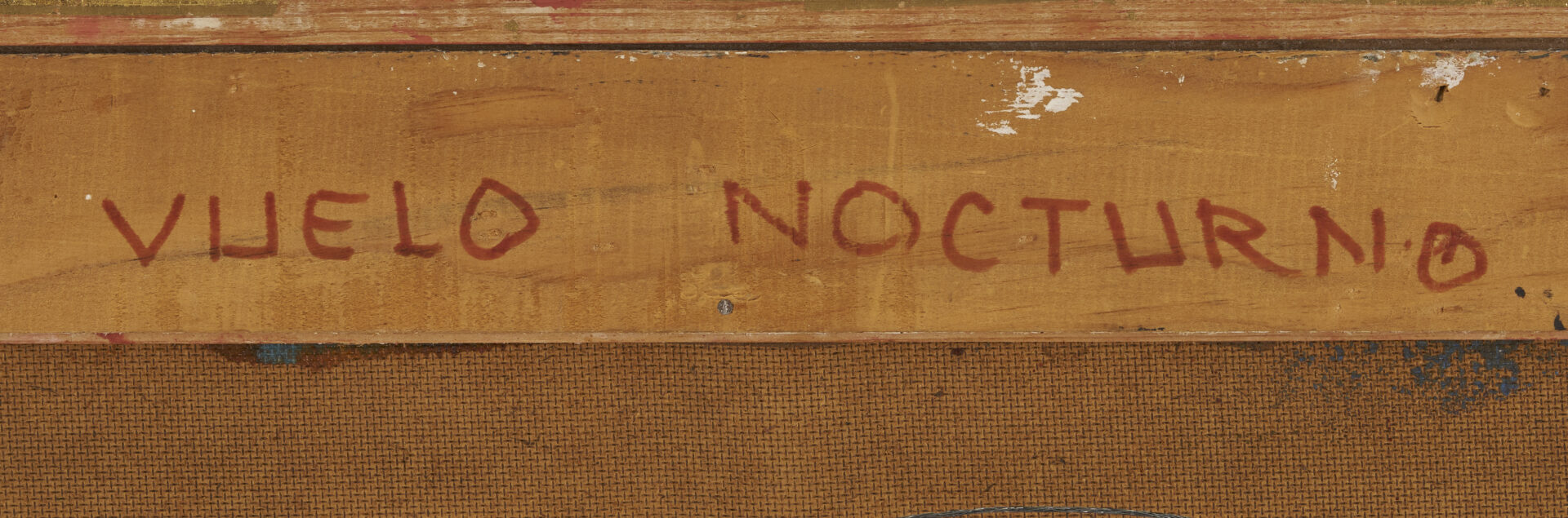 Lot 724: Leonardo Nierman Abstract Oil Painting, Vuelo Nocturno