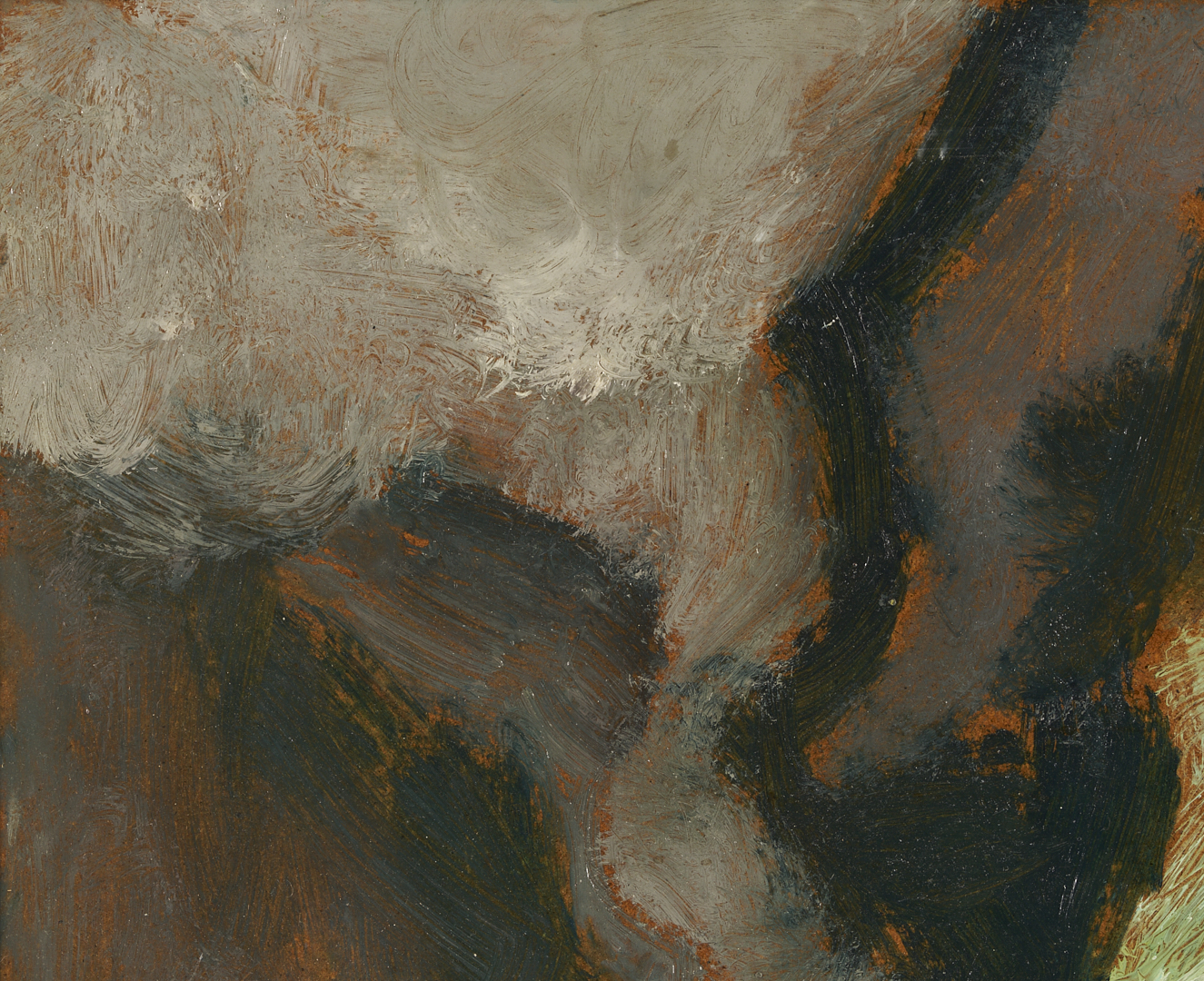 Lot 725: Sterling Strauser O/B Framed Abstract Painting