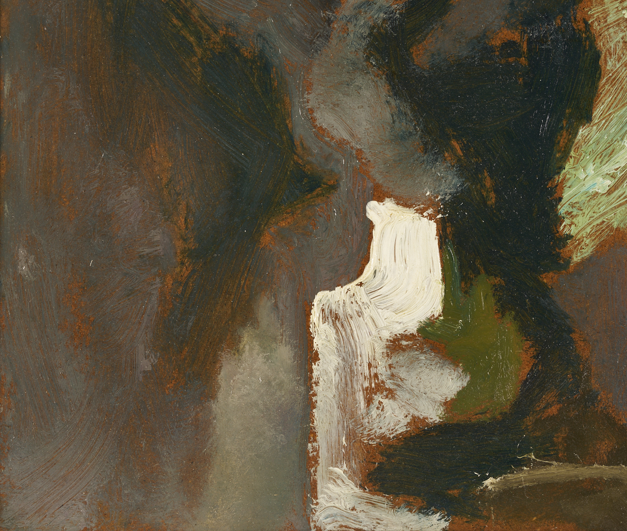 Lot 725: Sterling Strauser O/B Framed Abstract Painting