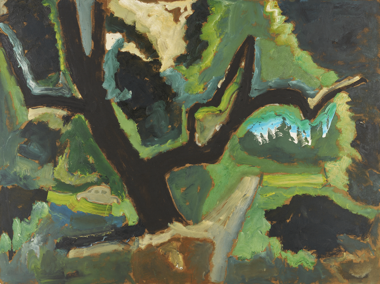 Lot 726: Sterling Strauser Large O/B, “Summer Act 3”