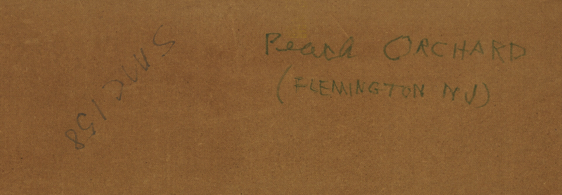 Lot 727: Sterling Strauser O/B, Peach Orchard, Flemington, NY