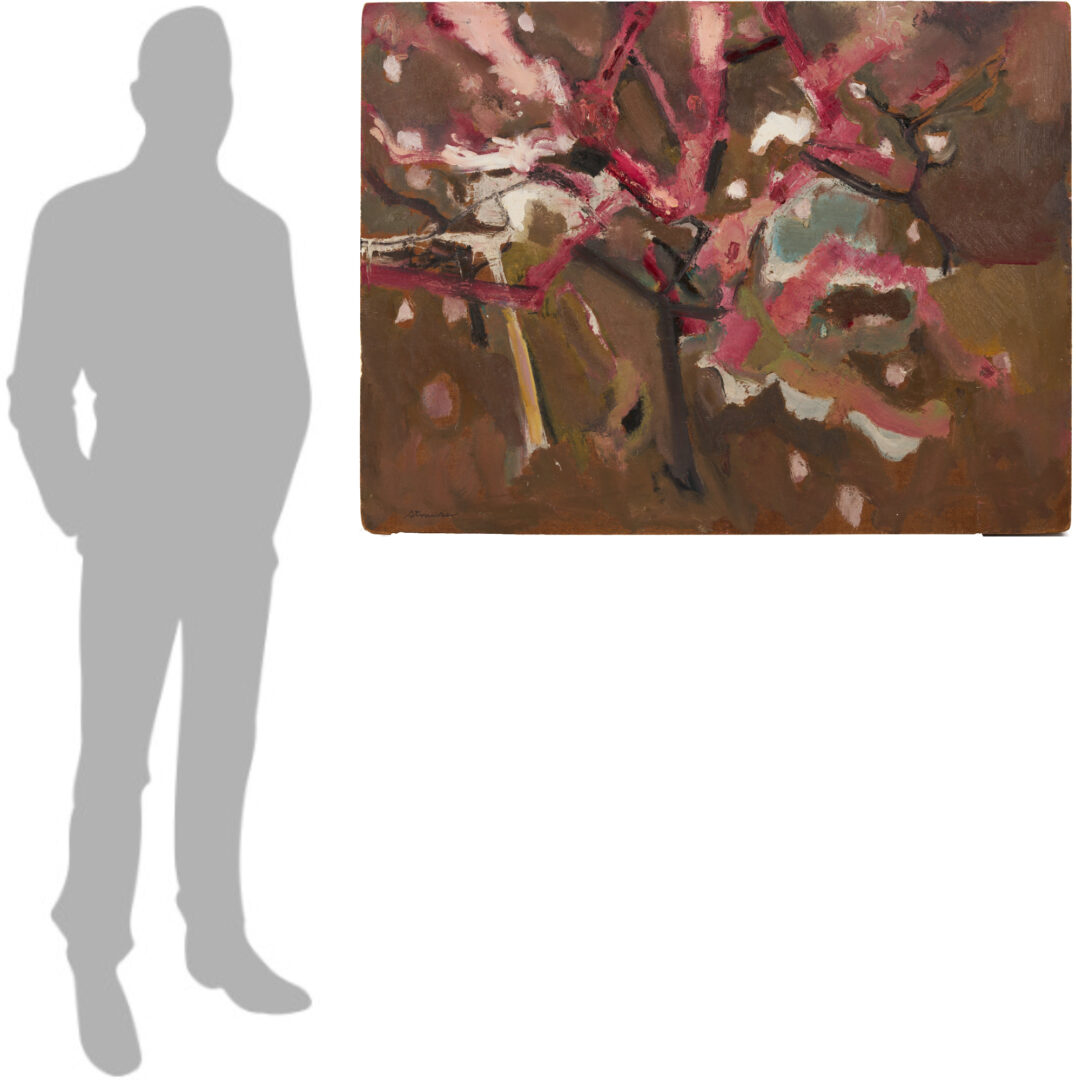 Lot 727: Sterling Strauser O/B, Peach Orchard, Flemington, NY