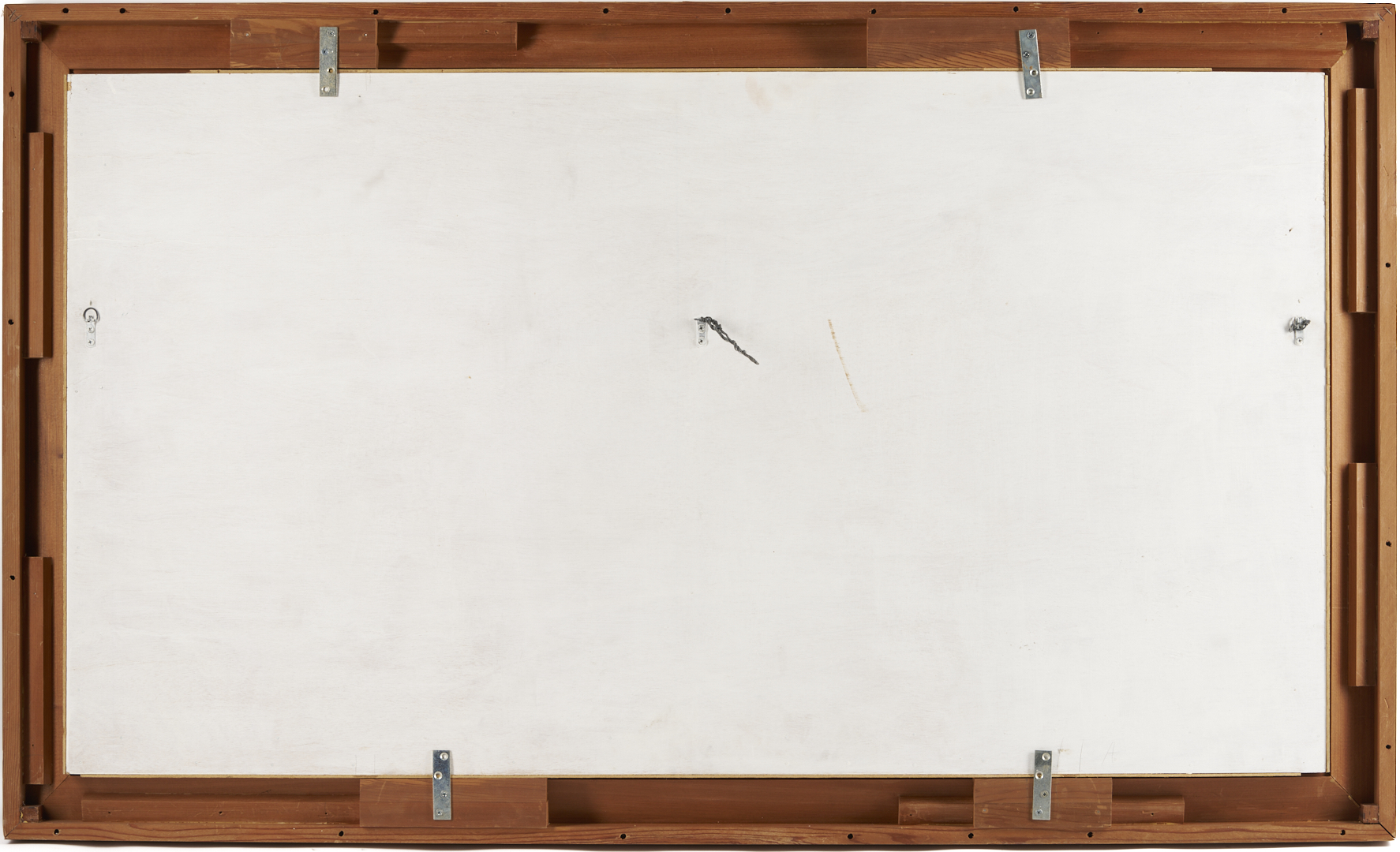 Lot 728: Mark Dean and Jane Irish Surrealist Oil Painting, The Scream