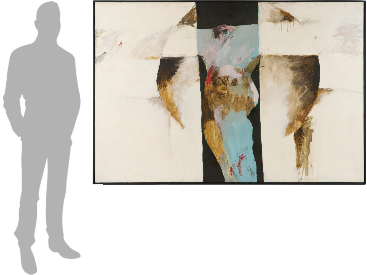 Lot 729: Kenneth K. Thompson Abstract Polymer & Collage Painting