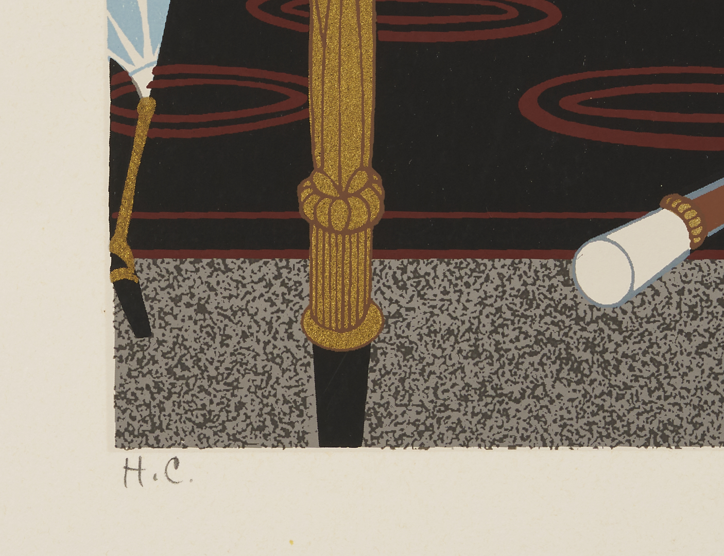 Lot 730: 4 Signed Erte Serigraphs Incl. Fall, The Duel, The Nile, & Tempest