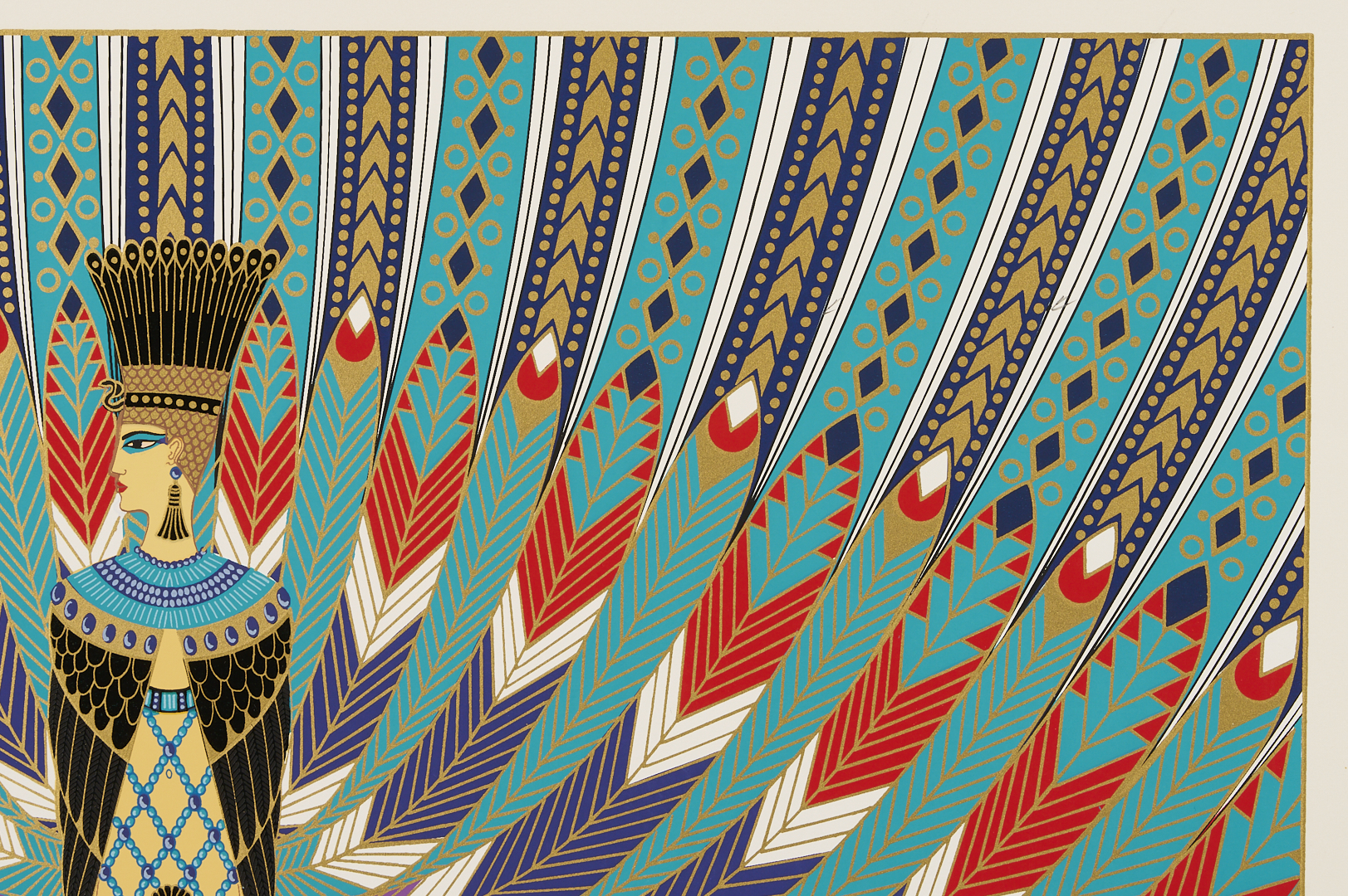 Lot 730: 4 Signed Erte Serigraphs Incl. Fall, The Duel, The Nile, & Tempest